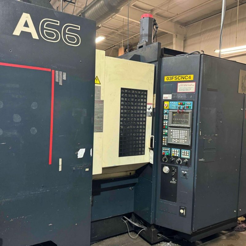 2001 MAKINO A66 HIGH SPEED CNC HORIZONTAL MACHINING CENTER