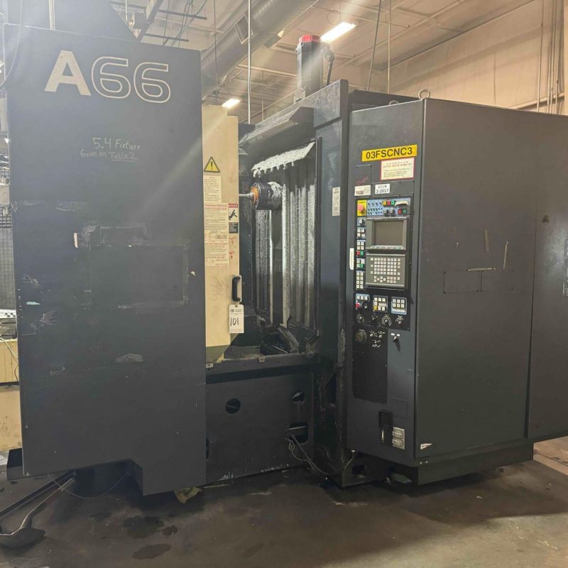2001 MAKINO A66 HIGH SPEED CNC HORIZONTAL MACHINING CENTER (PARTS MACHINE)