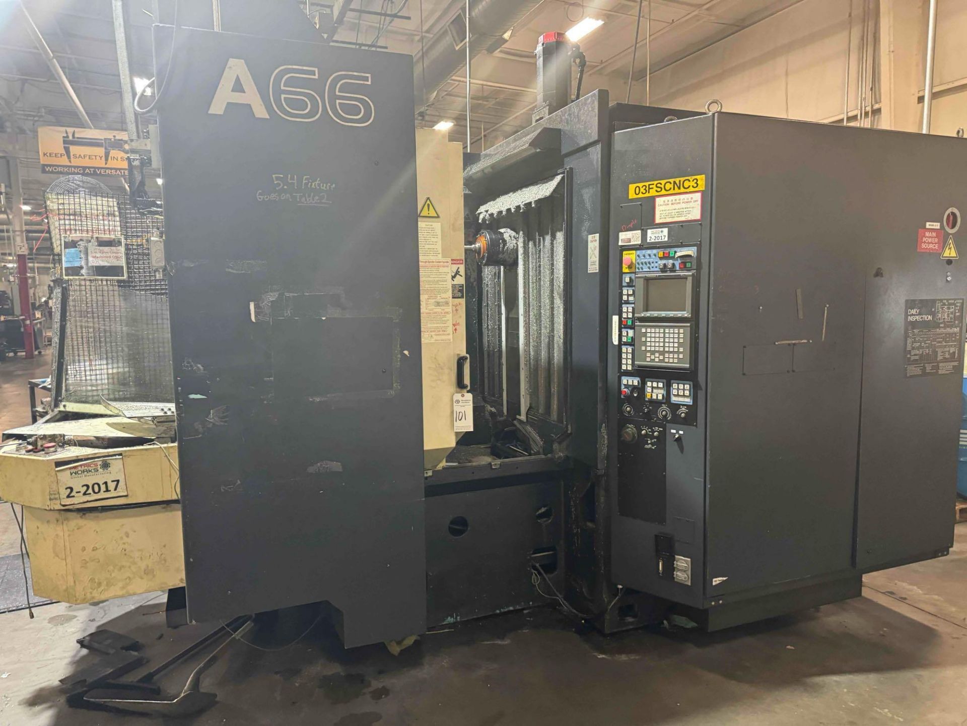 2001 MAKINO A66 HIGH SPEED CNC HORIZONTAL MACHINING CENTER (PARTS MACHINE) - Image 2