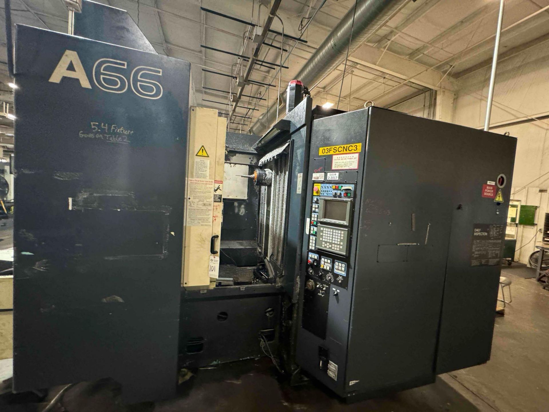 2001 MAKINO A66 HIGH SPEED CNC HORIZONTAL MACHINING CENTER (PARTS MACHINE) - Image 11