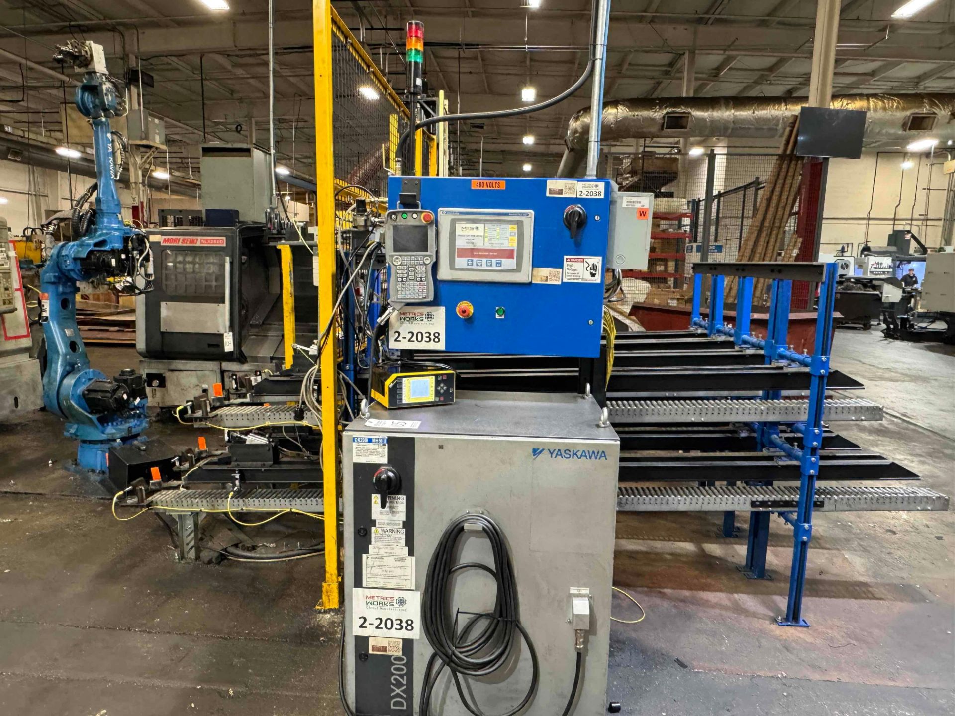 YASKAWA MOTOMAN, MH-50 II, ROBOTIC PARTS LOADING SYSTEM WITH DX200 CONTROL - Image 12