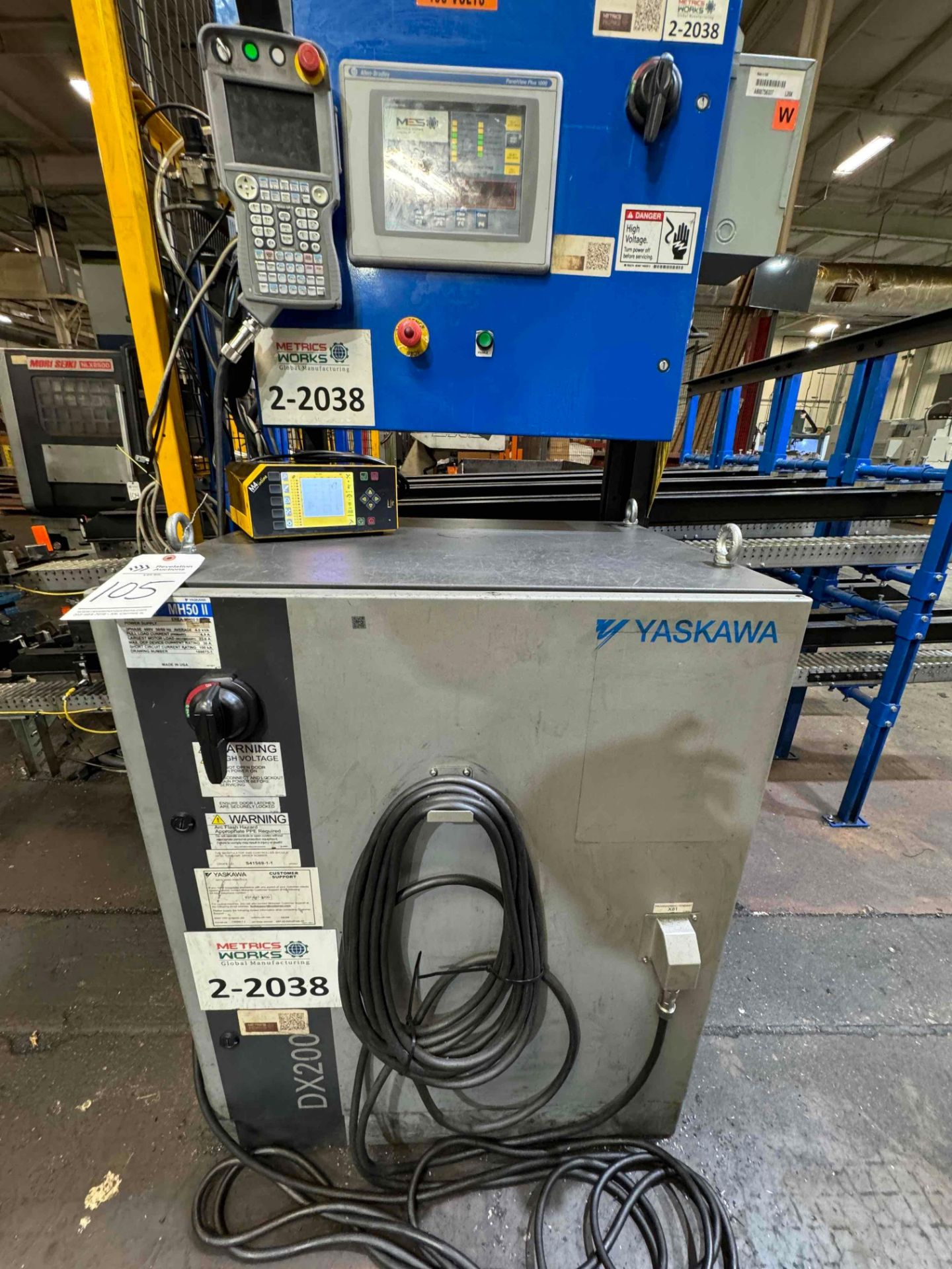 YASKAWA MOTOMAN, MH-50 II, ROBOTIC PARTS LOADING SYSTEM WITH DX200 CONTROL - Image 14