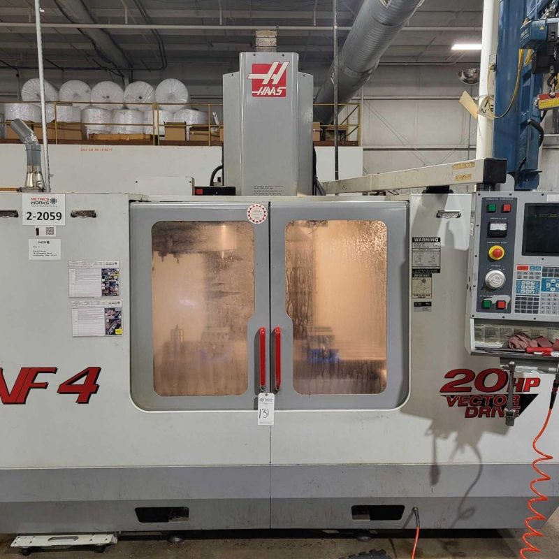2001 HAAS VF-4 B CNC VERTICAL MACHINING CENTER
