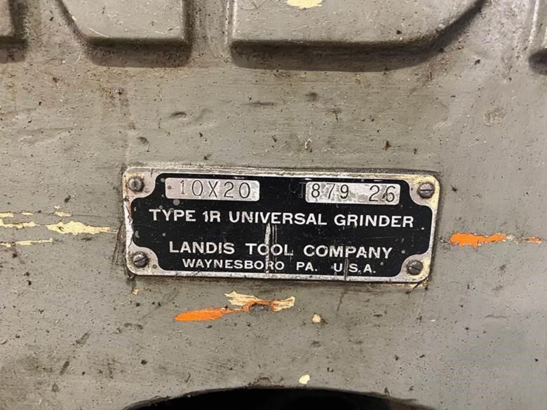 LANDIS 10" X 20" TYPE 1R UNIVERSAL CYLINDRICAL GRINDER - Image 2