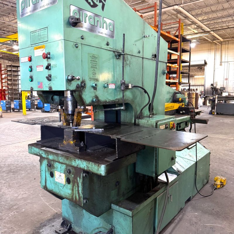 PIRANHA PII110 110 Ton Hydraulic Ironworker, s/n PII110-194, Dual Operation, 20.5” Throat, 7” Stroke