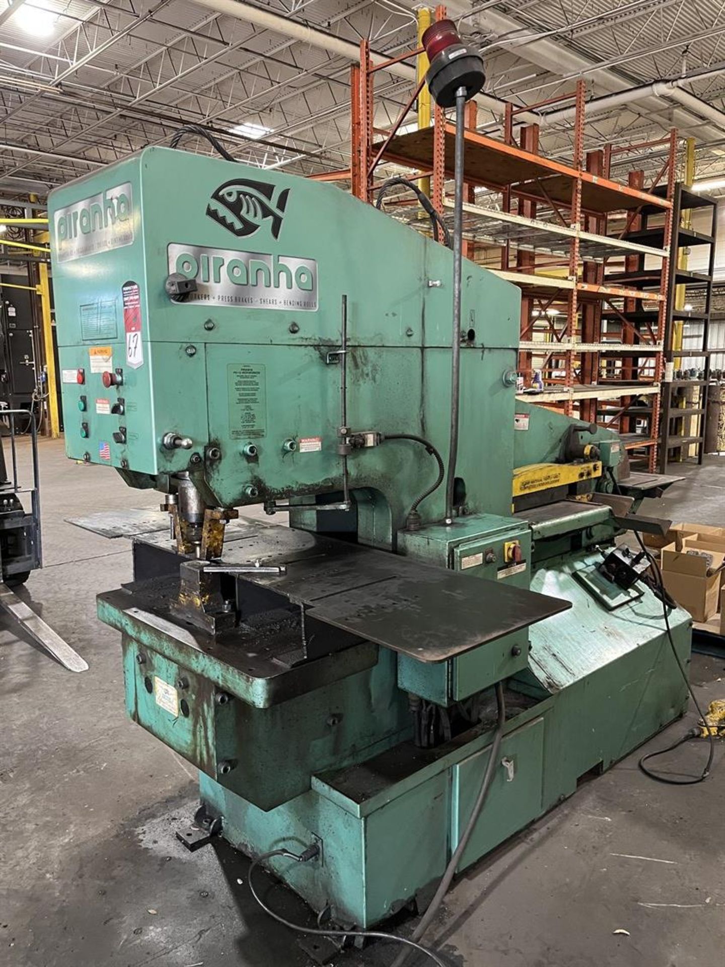 PIRANHA PII110 110 Ton Hydraulic Ironworker, s/n PII110-194, Dual Operation, 20.5” Throat, 7” Stroke - Image 2