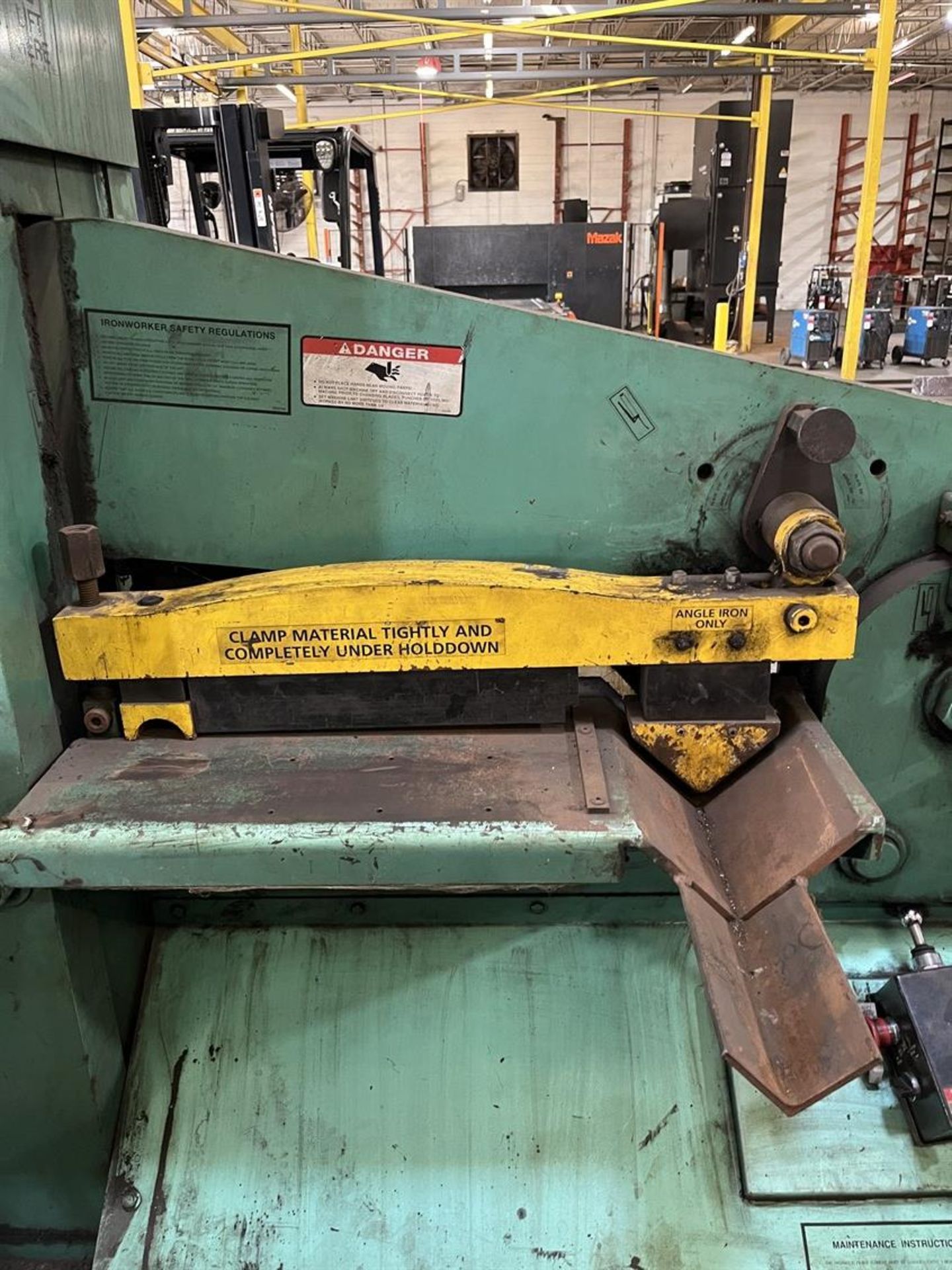 PIRANHA PII110 110 Ton Hydraulic Ironworker, s/n PII110-194, Dual Operation, 20.5” Throat, 7” Stroke - Image 6