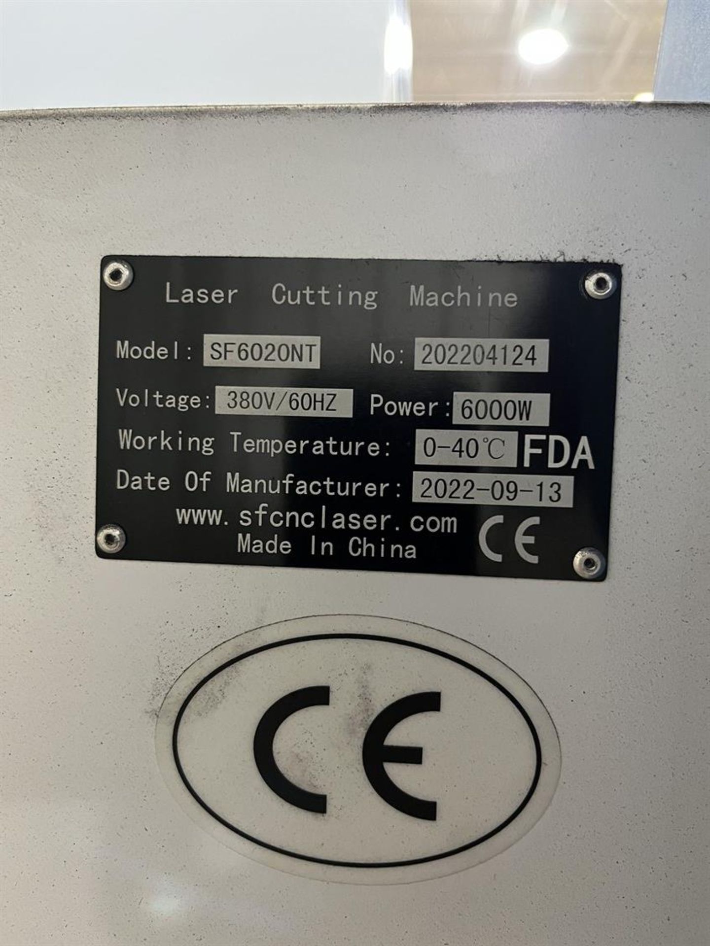 2022 SENFENG SF6020NT CNC 6kW Tube Fiber Laser, s/n 202204124, w/ CNC Control, RAYCUS RFL-C6000X 6KW - Image 18