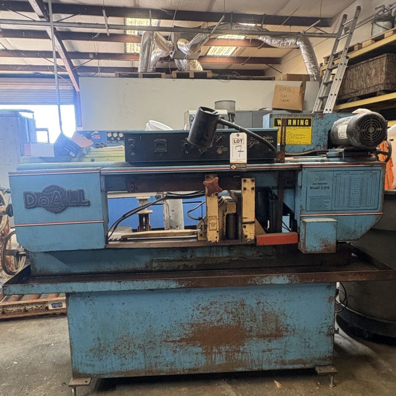 DoALL Horizontal Bandsaw Mdl.C-916A S/N:473-89120