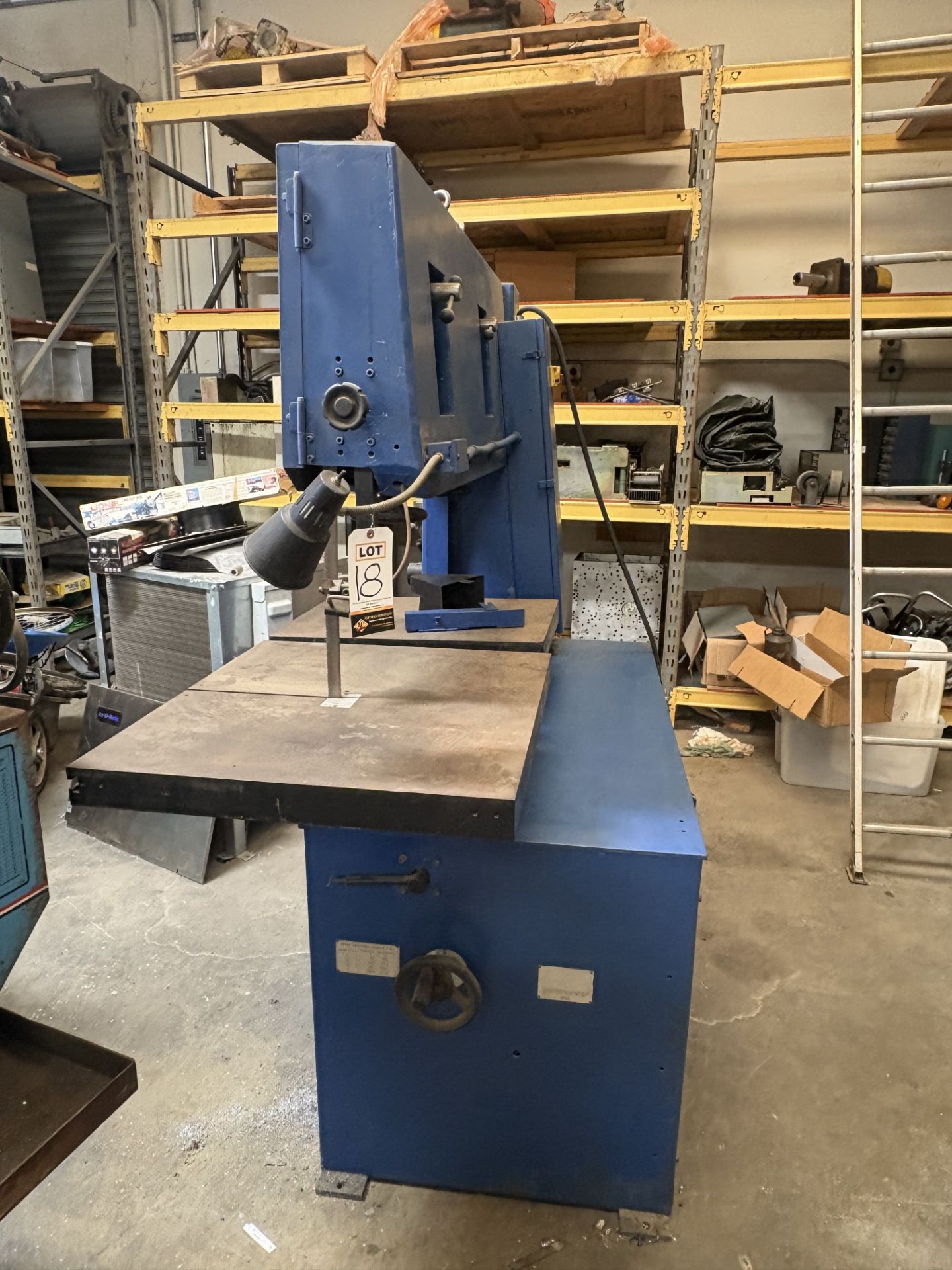 W.F. Wells And Son, Inc Vertical Bandsaw Mdl.V4012 Blade Size 1/8 1” Length 190”-195” - Image 2