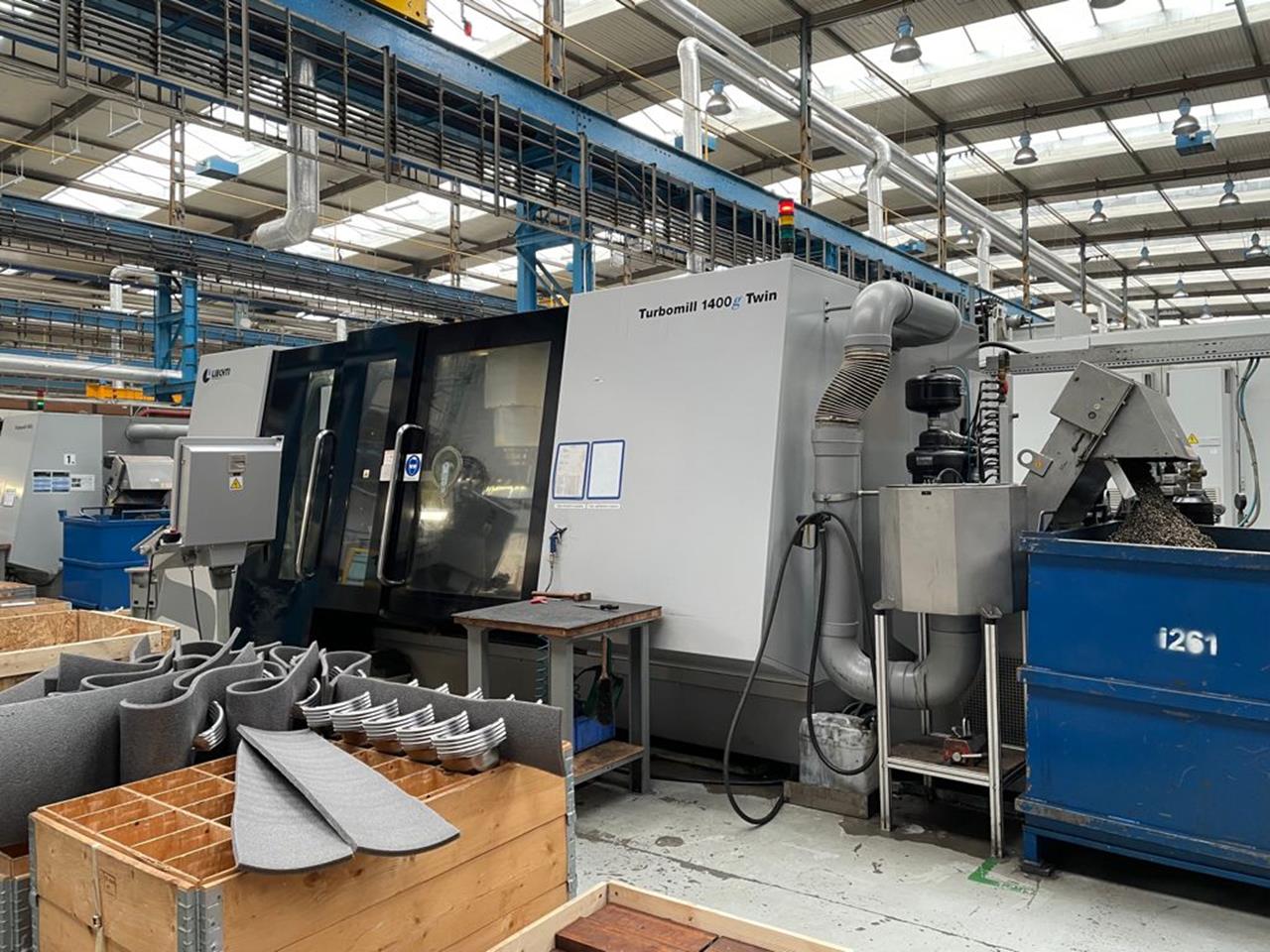 LIECHTI TURBOMILL 1400G TWIN DOUBLE-SPINDLE 5-AXIS CNC MILLING MACHINE