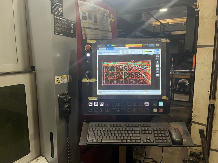 MITSUBISHI ML-3015eX-F80 8000-WATT CNC FIBER LASER CUTTING SYSTEM - Image 4