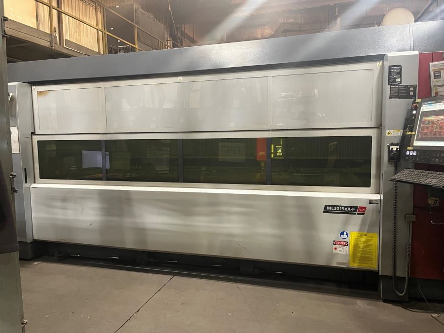 MITSUBISHI ML-3015eX-F80 8000-WATT CNC FIBER LASER CUTTING SYSTEM - Image 6