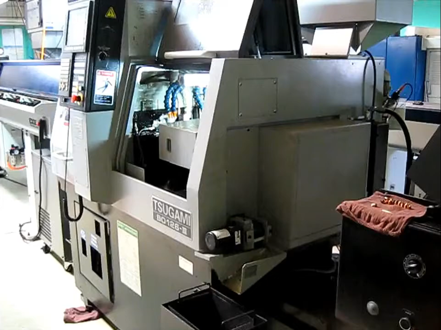TSUGAMI BO126III 6-AXIS CNC SWISS TURNING CENTER